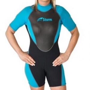Storm Women's 2mm Shorty kayaking paddling Snorkel Scuba Sports Diving Wetsuit
